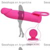 Vibrador con 10 velocidades y anillo para sujetar